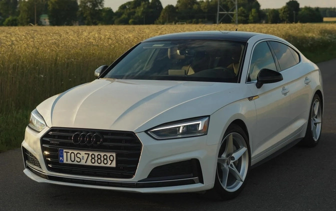 Audi A5 cena 130900 przebieg: 48000, rok produkcji 2019 z Małomice małe 254